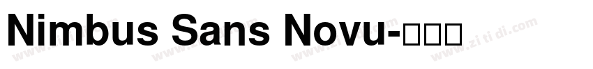 Nimbus Sans Novu字体转换 Nimbus Sans Novu字体转换